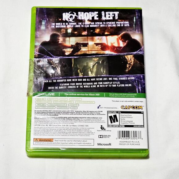 XBOX 360 Resident Evil 6 video game - Picture 2 of 6
